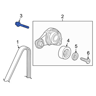 Honda OE - Belt Tensioner Pulley Bolt