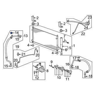 Honda OE - A/C Service Valve Cap