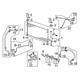 Honda OE - A/C Service Valve Cap