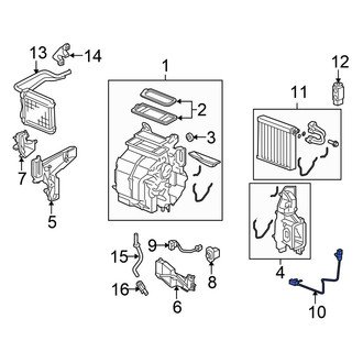 Honda OE - A/C Evaporator Temperature Sensor