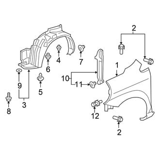 Honda OE - Fender & Components