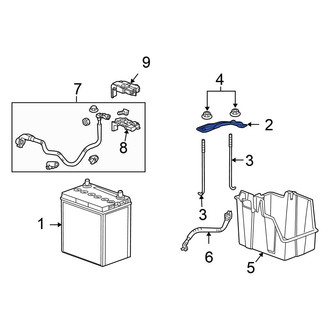 Honda OE - Battery Hold Down
