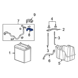Honda OE - Battery Cable Terminal End