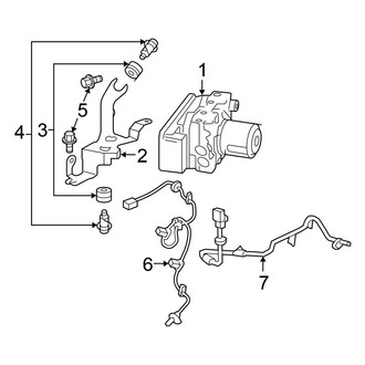 Honda OE - Electrical - ABS Components (Base / DX / EX / LX / Sport)