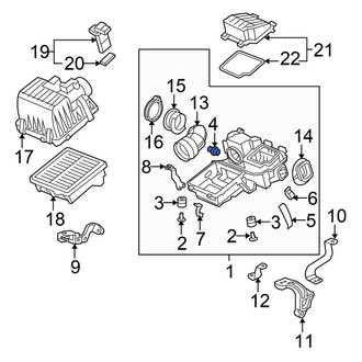 Honda OE - Air Filter Housing Grommet