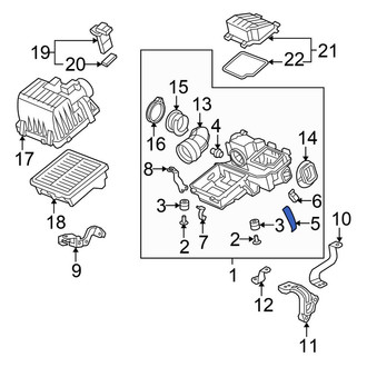Honda OE - Air Filter Housing Clamp