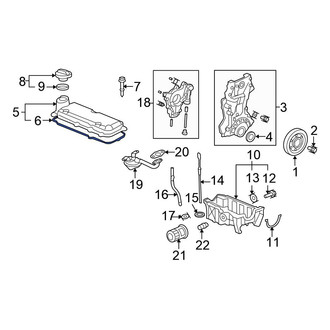 Honda OE - Engine Valve Cover Gasket