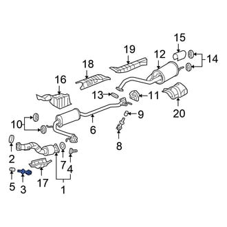 Honda OE - Front Exhaust Bolt