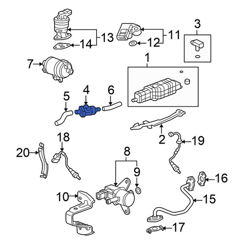 Honda OE 36162RB0005 - Vapor Canister Purge Solenoid