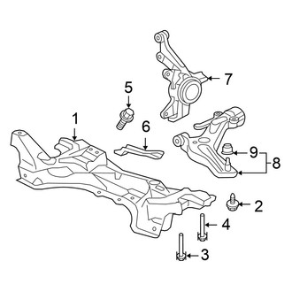 Honda OE - Front Suspension - Suspension Components