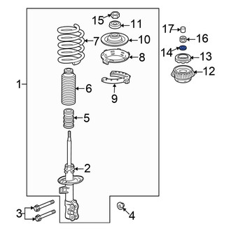 Honda OE - Suspension Strut Mount Washer