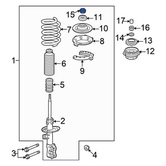 2012 Honda Fit OEM Suspension Parts - Shocks, Struts CARiD