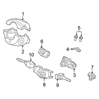 Honda OE - Steering Column - Shroud, Switches & Levers