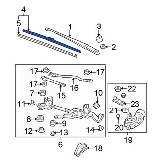 Honda OE - Front Left Wiper Blade