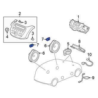 Honda OE - Speaker Nut