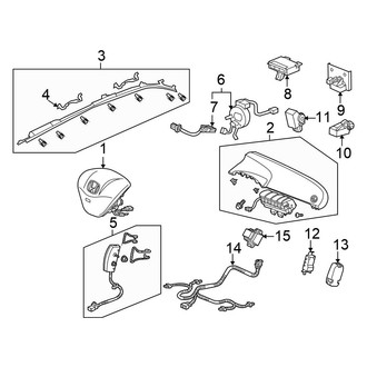 Honda OE - Restraint Systems - Air Bag Components
