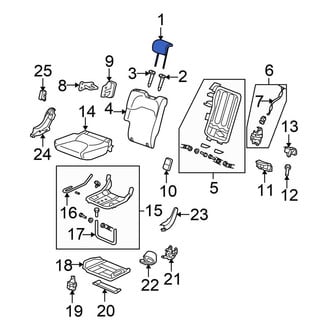 Honda OE - Rear Left Outer Headrest