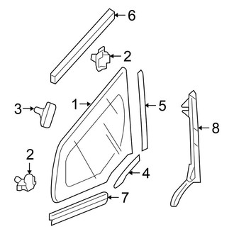 Honda OE - Pillars, Rocker & Floor - Glass