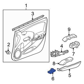 Honda OE - Rear Door Window Switch