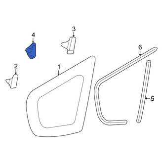 Honda OE - Quarter Panel Glass Clip