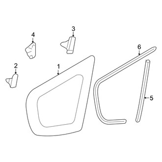 Honda OE - Quarter Panel - Glass