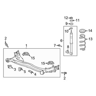 Honda OE - Rear Suspension - Suspension Components