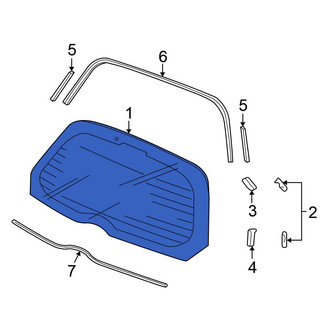 Honda OE - Rear Liftgate Glass