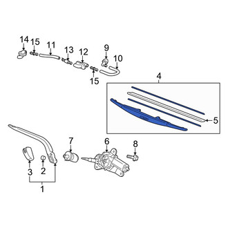 Honda OE - Rear Wiper Blade
