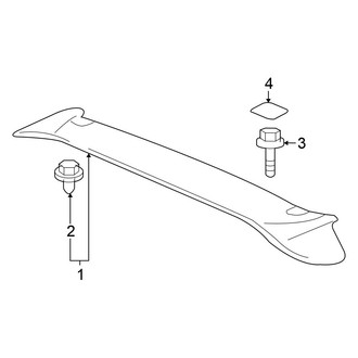 Honda OE - Lift Gate - Spoiler