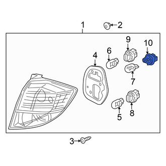 Honda OE - Rear Turn Signal Light Socket