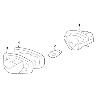 Honda OE - Rear Lamps - License Lamps