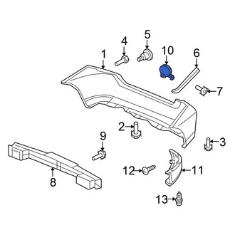 Honda OE - Rear Tow Hook Cover