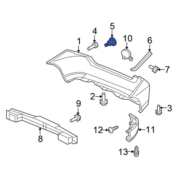 Bumper Cover Bolt