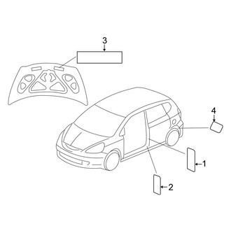 Honda OE - Information Labels - Labels