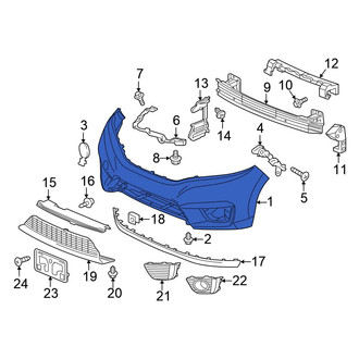 Honda OE - Front Bumper Cover