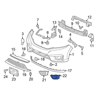 Honda OE - Front Left Grille