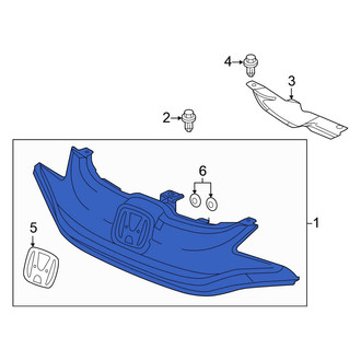 Honda OE - Front Upper Grille