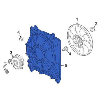 Honda OE - Front Engine Cooling Fan Shroud