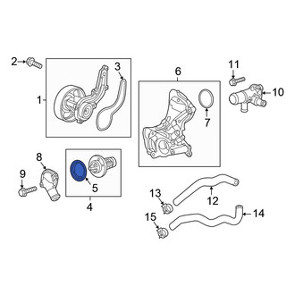 Honda OE - Engine Coolant Thermostat Seal