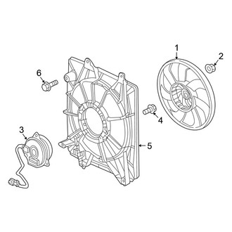 Honda OE - Air Conditioner & Heater - Condenser Fan