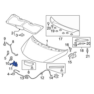Honda OE - Front Hood Latch