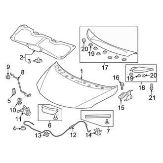 Honda OE - Hood & Components
