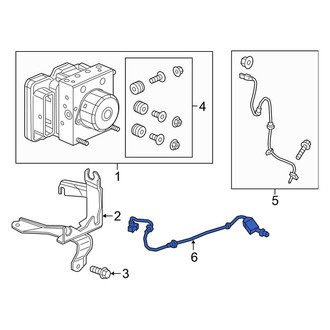 Honda OE - Front Left ABS Wheel Speed Sensor