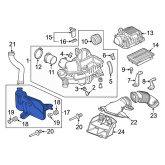 Honda OE - Engine Air Intake Resonator