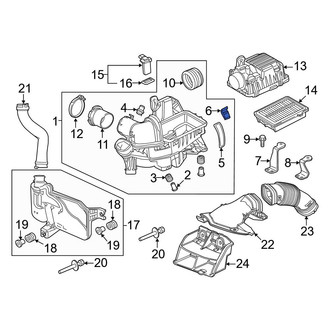 Honda OE - Air Filter Housing Clamp