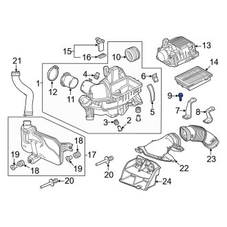 Honda OE - Air Filter Housing Bolt