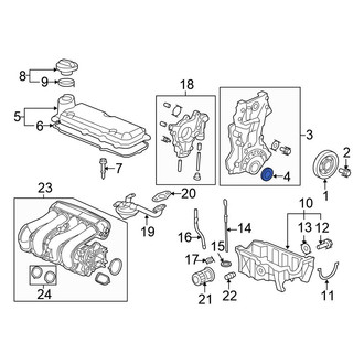 Honda OE - Front Engine Crankshaft Seal