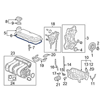 Honda OE - Engine Valve Cover Gasket