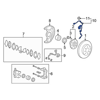 Honda OE - Front Right ABS Wheel Speed Sensor