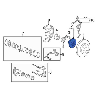 Honda OE - Front Wheel Hub